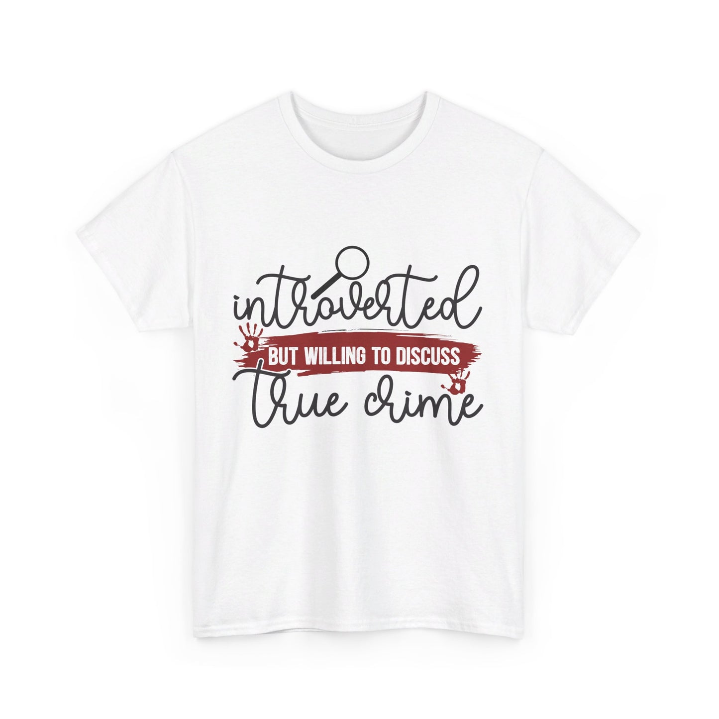 True Crime Introvert Tee