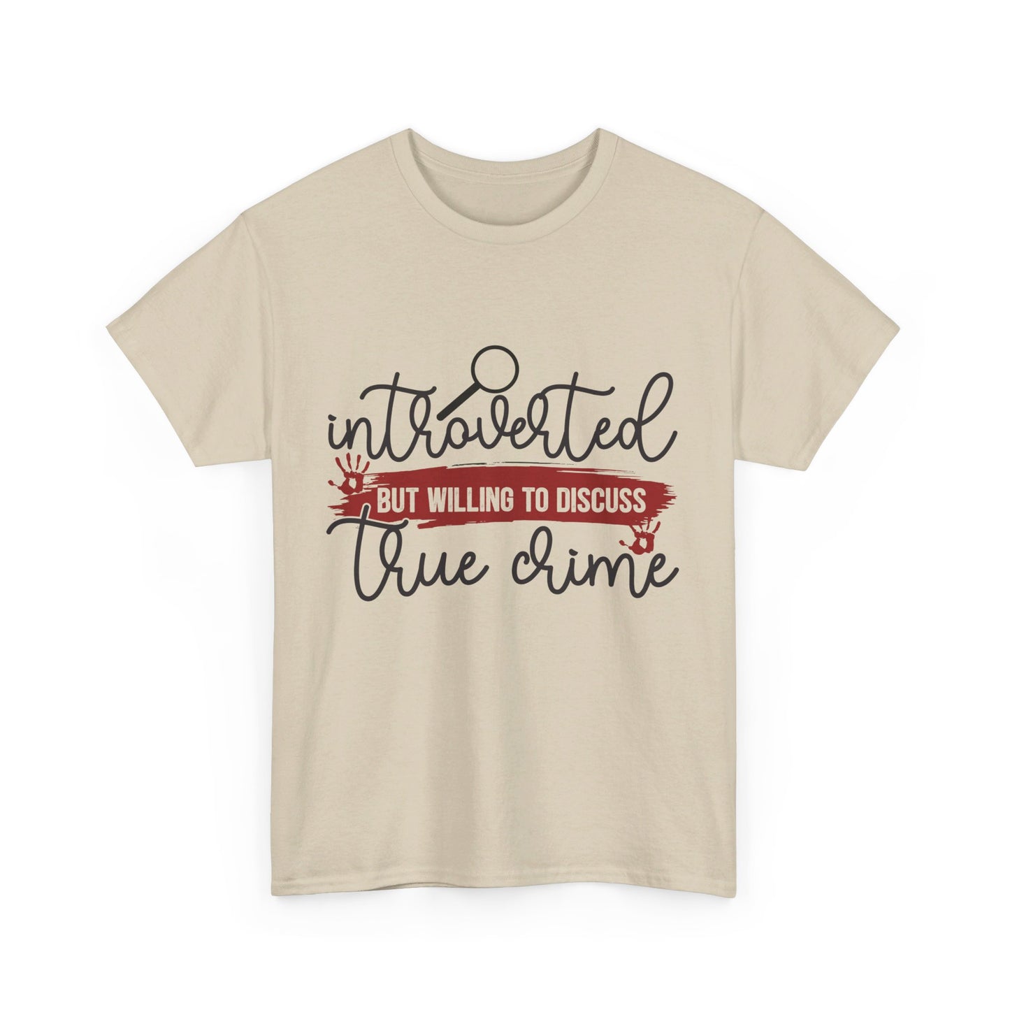 True Crime Introvert Tee